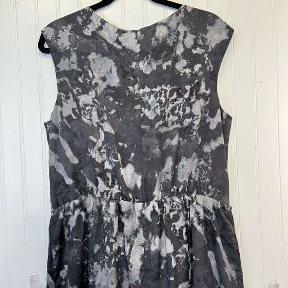 Nwt Size 16 Ann Taylor LOFT Gray Casual Fit & Flare Dress - Picture 10 of 15